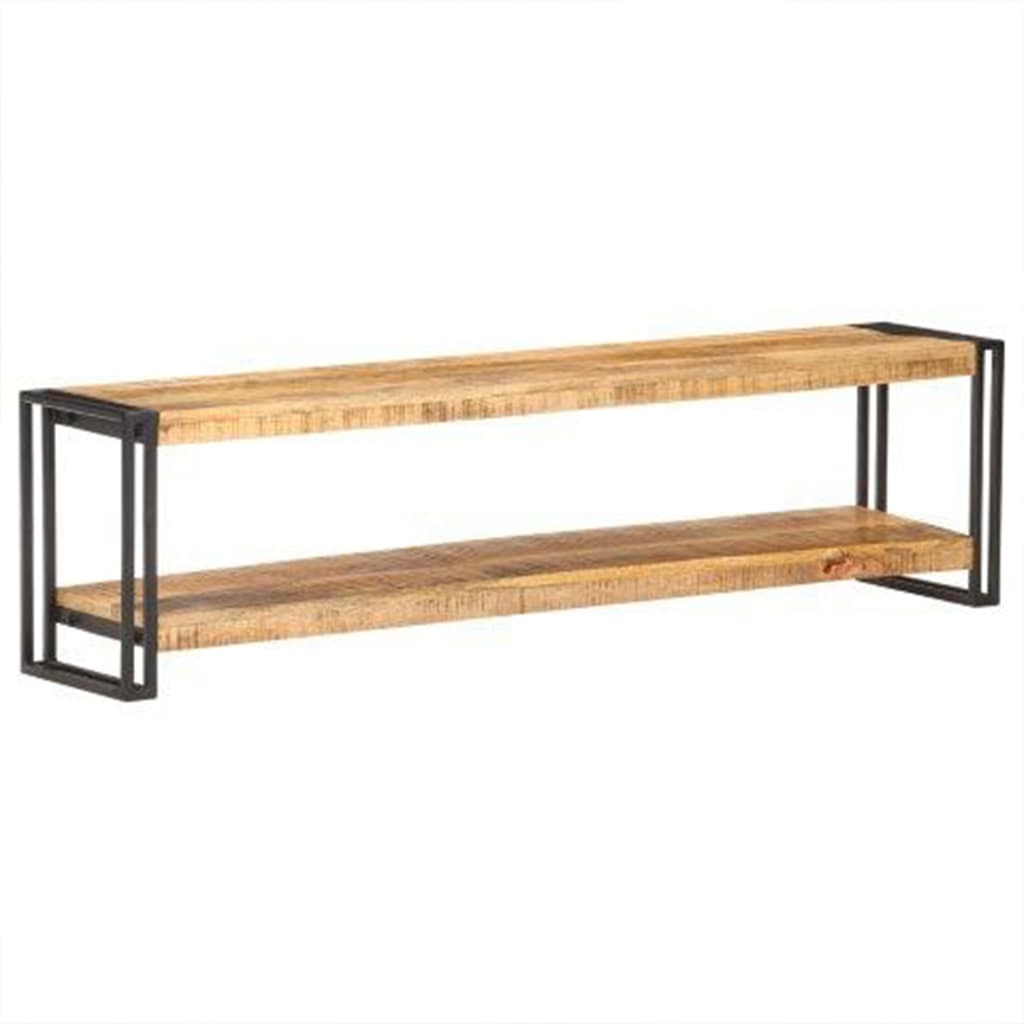 TV-taso 150x30x40 cm karkea mangopuu - Sisustajankoti.fi
