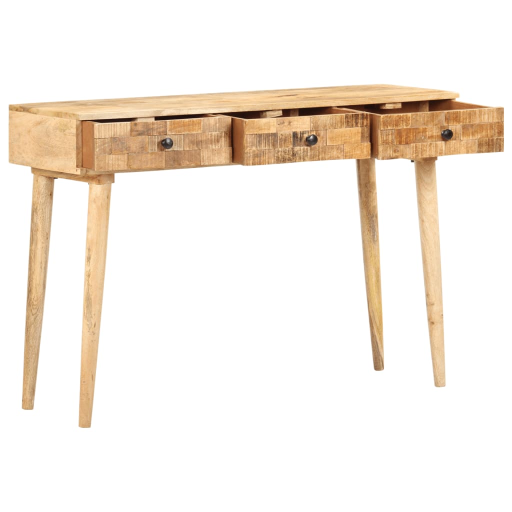 Konsolipöytä 115x35x76 cm täysi mangopuu - Sisustajankoti.fi