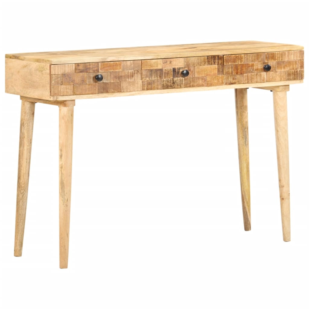 Konsolipöytä 115x35x76 cm täysi mangopuu - Sisustajankoti.fi