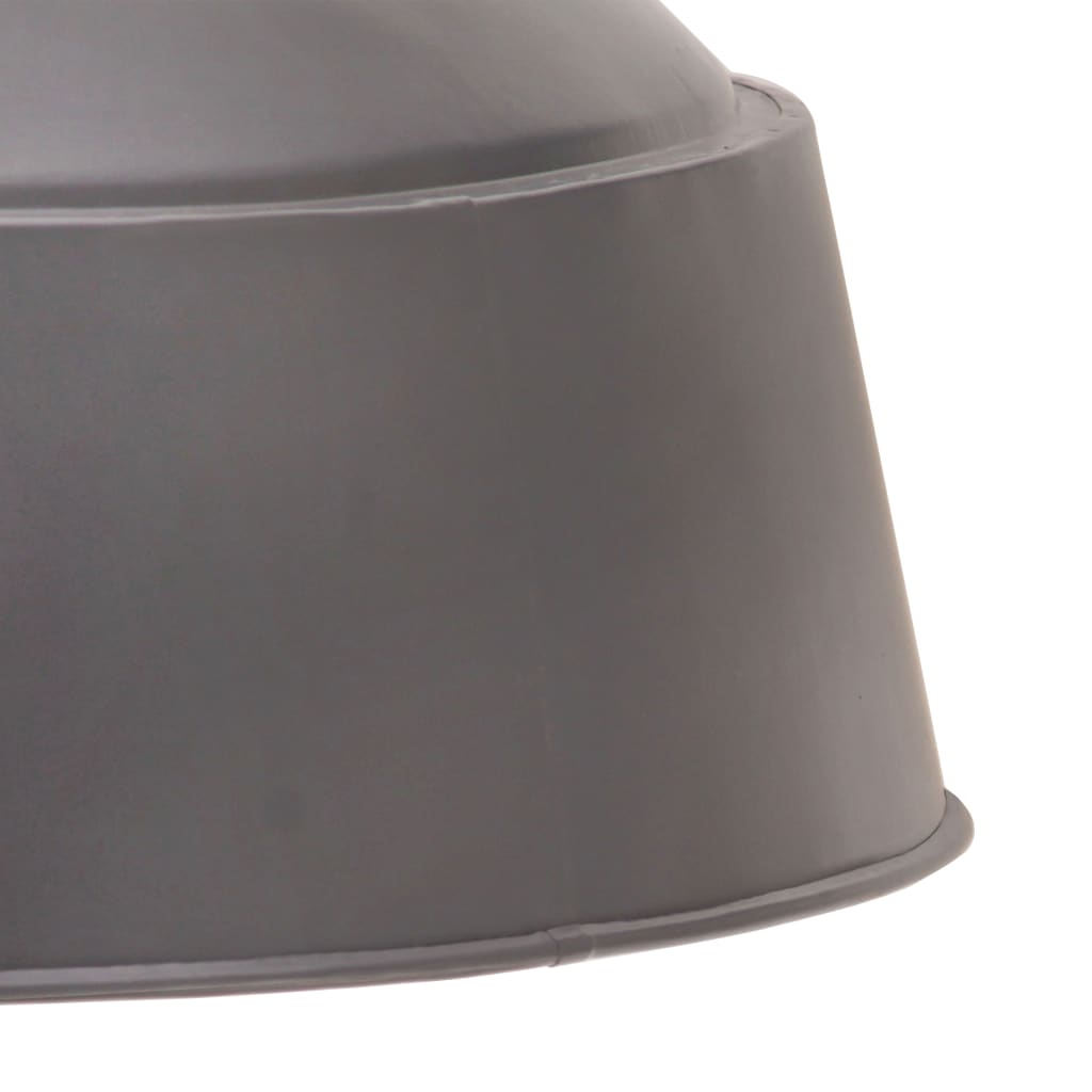 Teollistyylinen riippuvalaisin 32 cm harmaa E27 - Sisustajankoti.fi