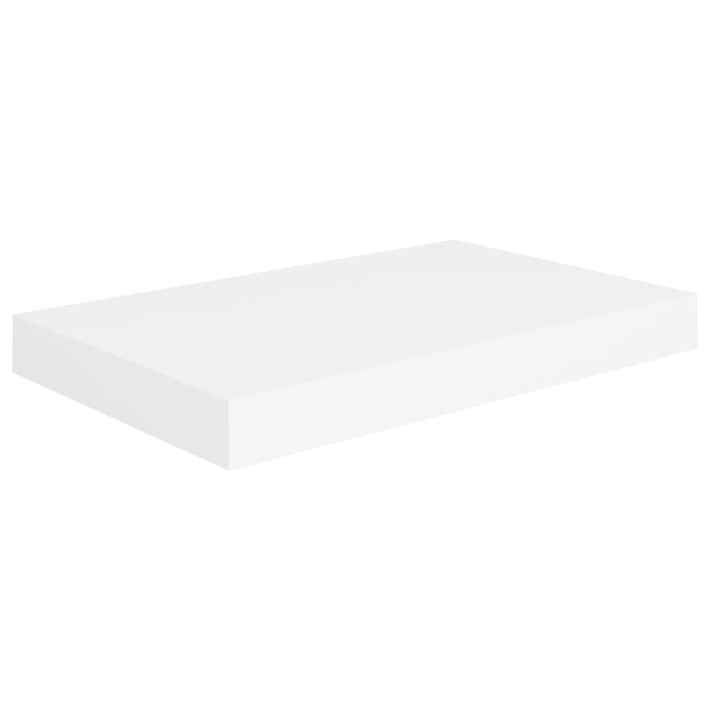 Kelluvat seinähyllyt 2 kpl valkoinen 40x23x3,8 cm MDF - Sisustajankoti.fi