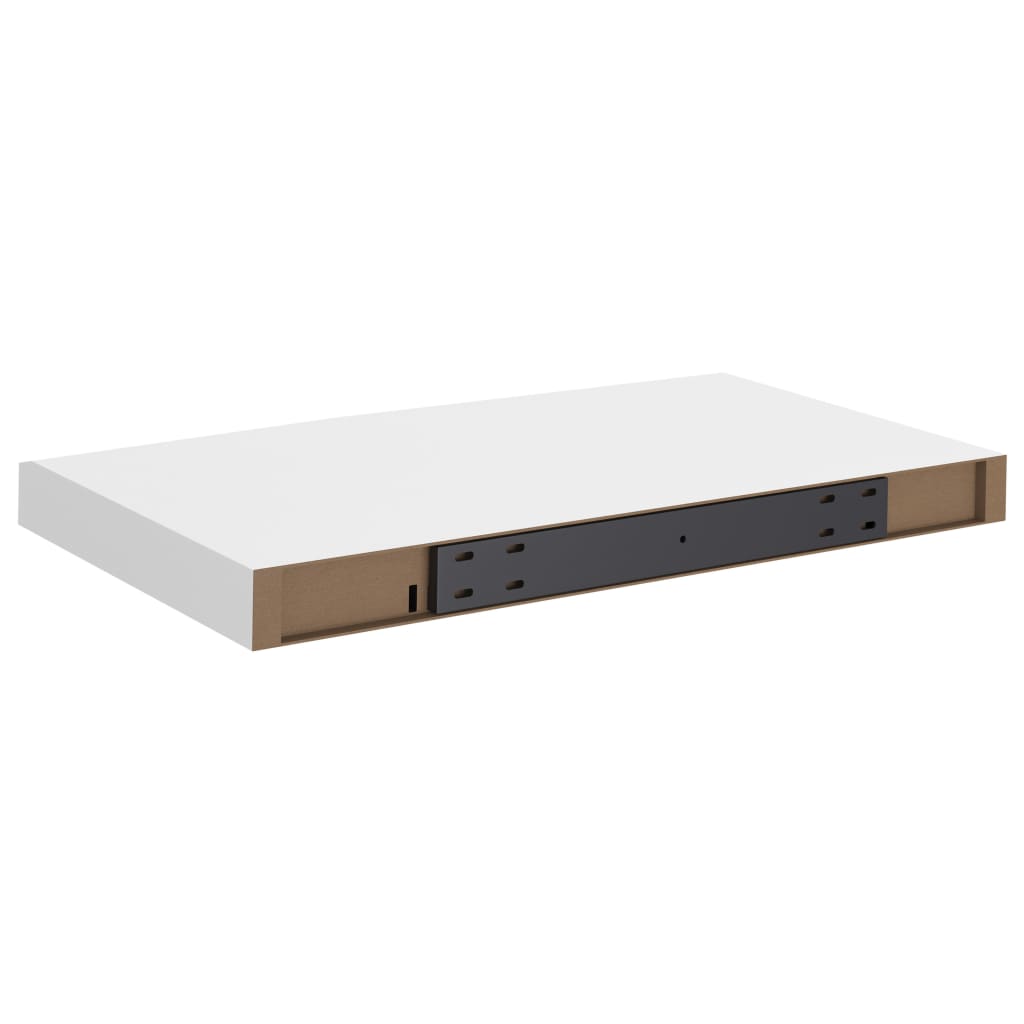 Kelluvat seinähyllyt kpl valkoinen 50x23x3,8 cm MDF - Sisustajankoti.fi