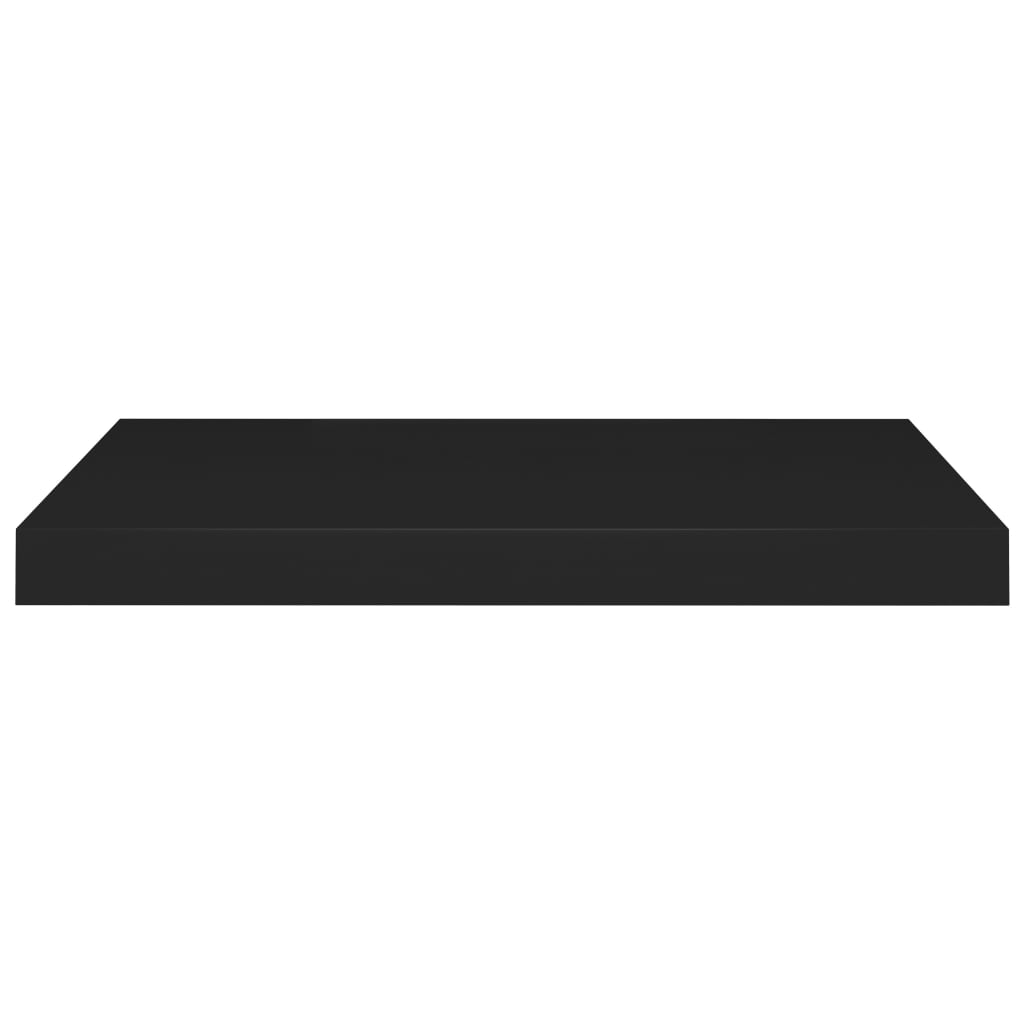 Kelluvat seinähyllyt 4 kpl musta 60x23,5x3,8 cm MDF - Sisustajankoti.fi