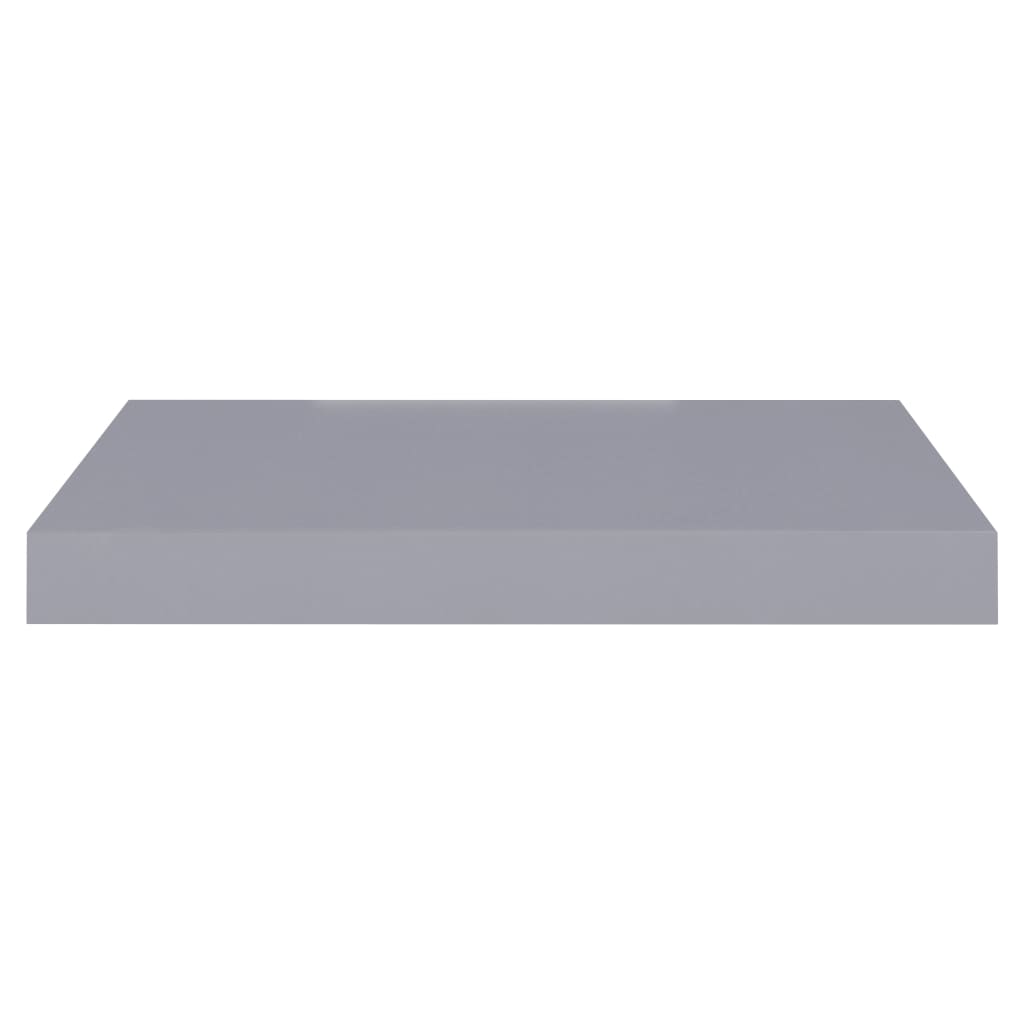 Kelluva seinähylly harmaa 40x23x3,8 cm MDF - Sisustajankoti.fi