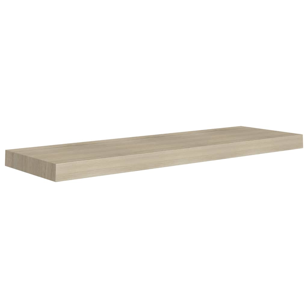 Kelluva seinähylly tammi 80x23,5x3,8 cm MDF - Sisustajankoti.fi
