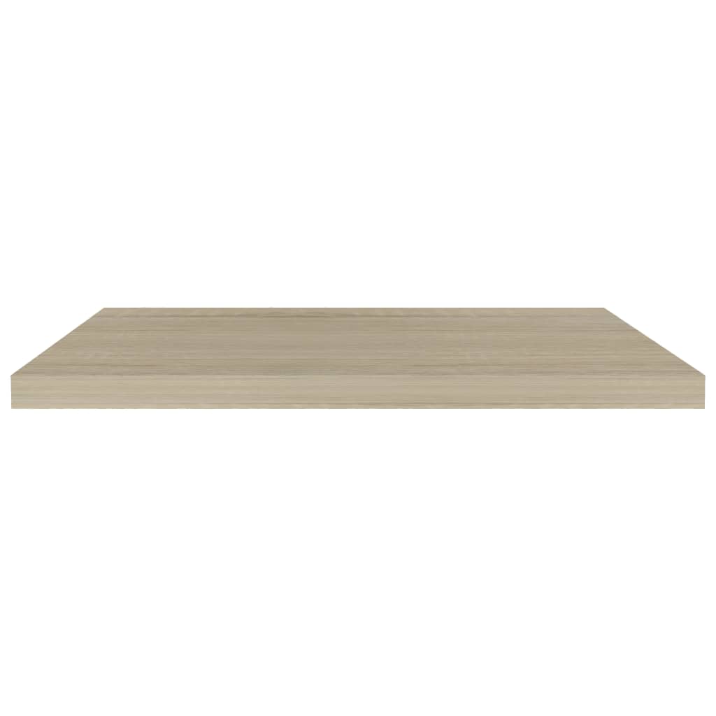 Kelluva seinähylly tammi 80x23,5x3,8 cm MDF - Sisustajankoti.fi