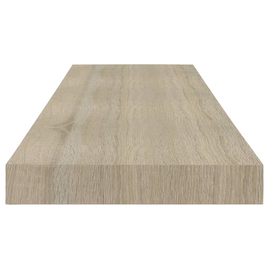 Kelluva seinähylly tammi 80x23,5x3,8 cm MDF - Sisustajankoti.fi