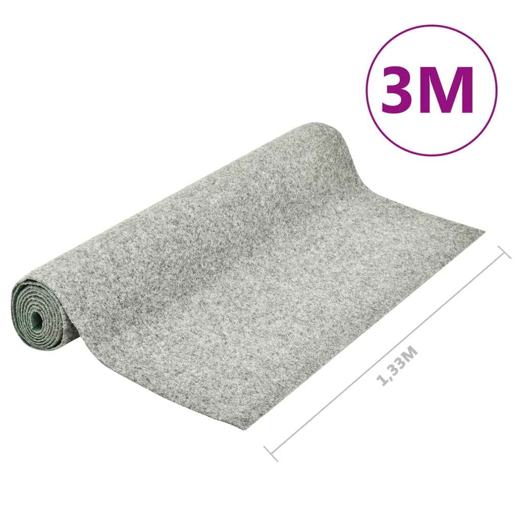 Keinonurmi nastoilla 3x1,33 m harmaa - Sisustajankoti.fi