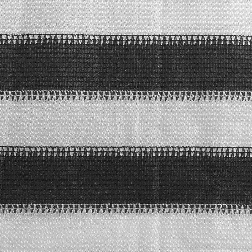 Parvekkeen suoja HDPE 120x600 cm antrasiitti ja valkoinen - Sisustajankoti.fi