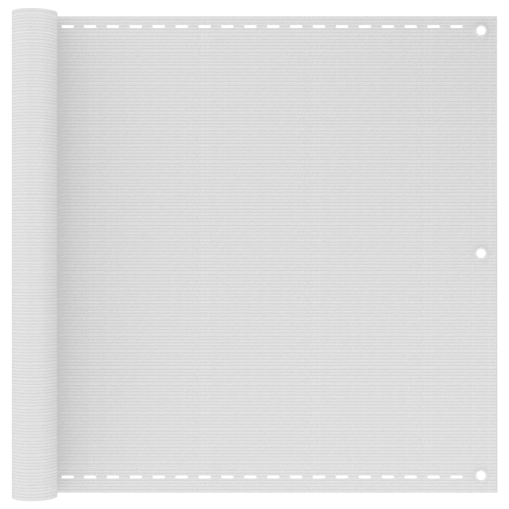 Parvekkeen suoja valkoinen 90x300 cm HDPE - Sisustajankoti.fi