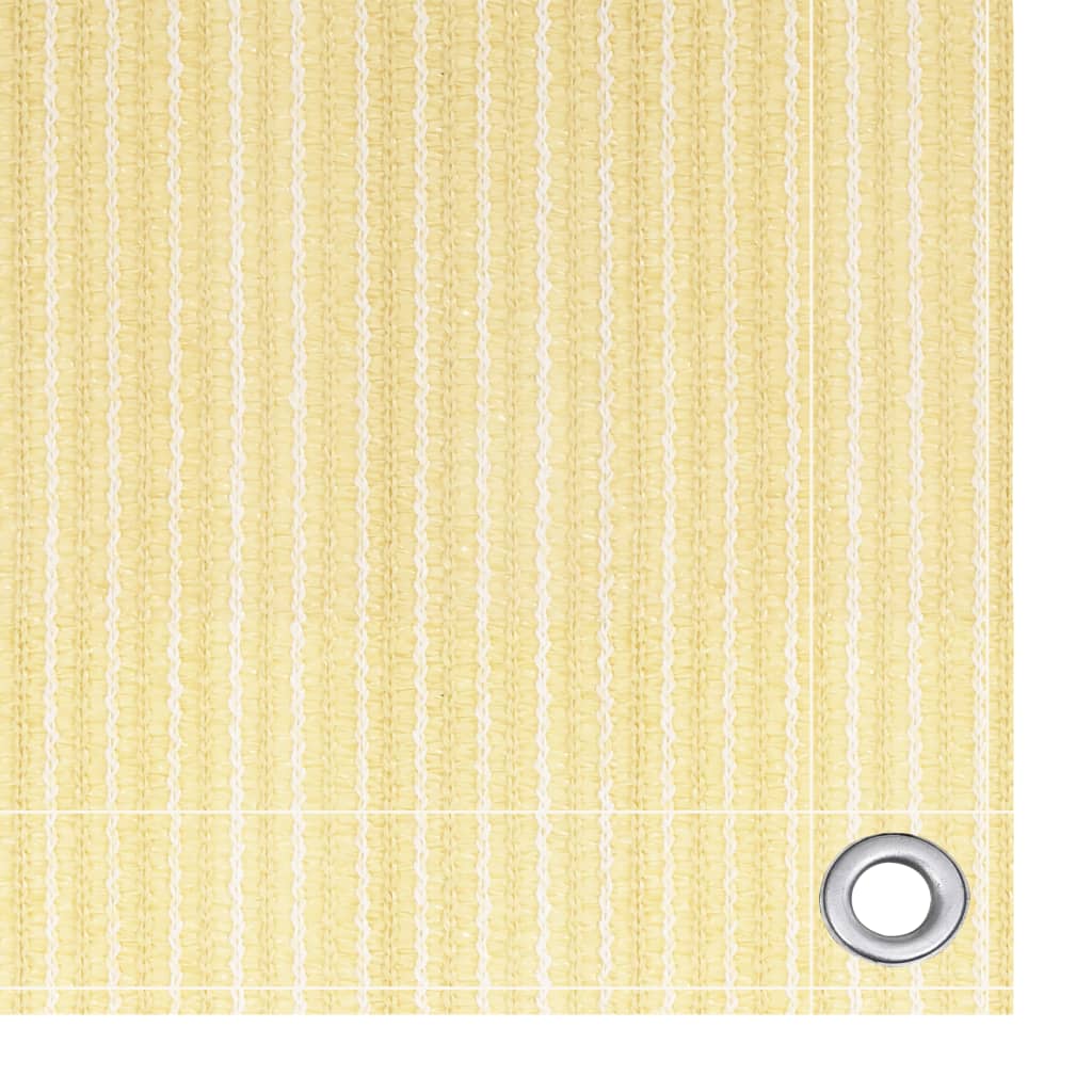Parvekkeen suoja beige 90x600 cm HDPE - Sisustajankoti.fi