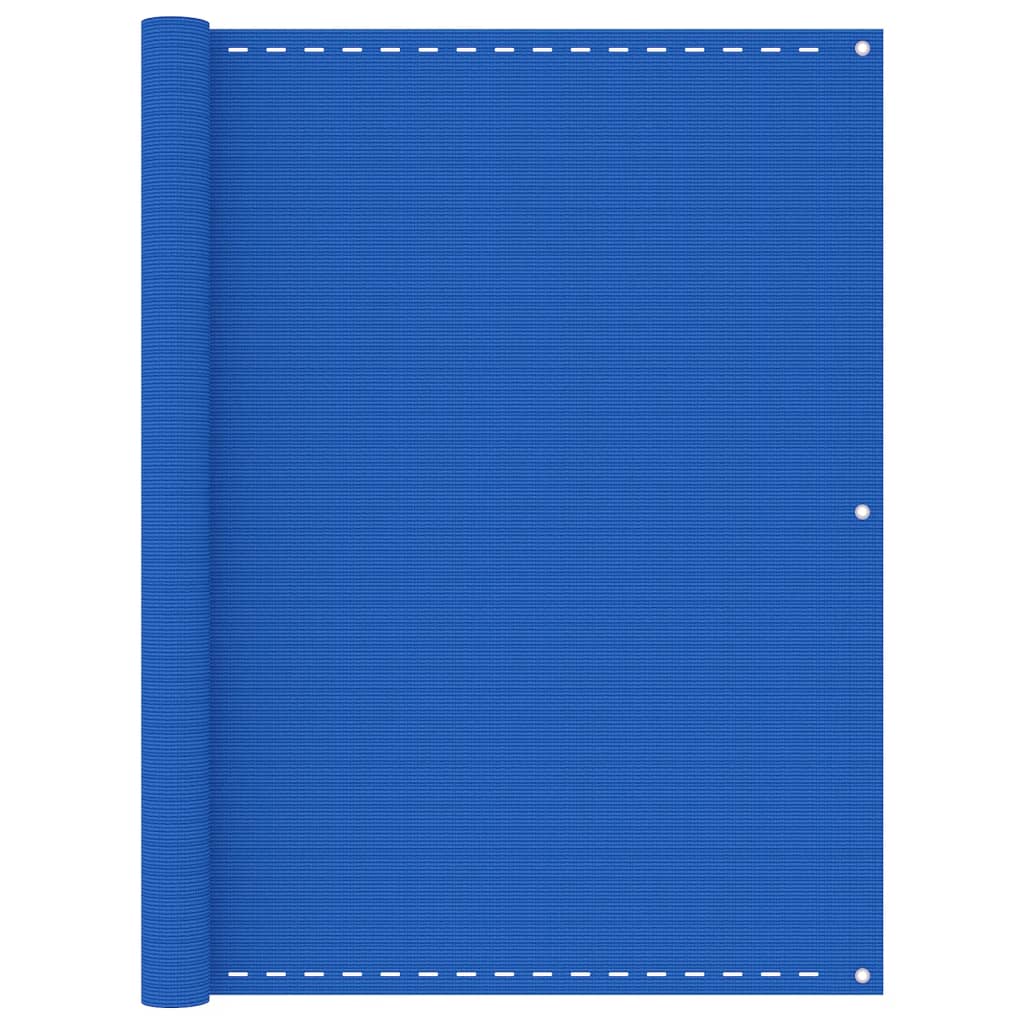 Parvekkeen suoja sininen 120x500 cm HDPE - Sisustajankoti.fi