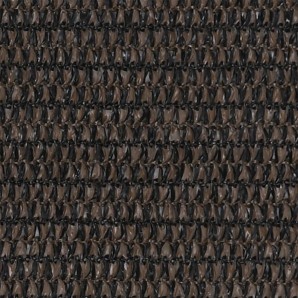 Parvekkeen suoja ruskea 90x600 cm HDPE - Sisustajankoti.fi