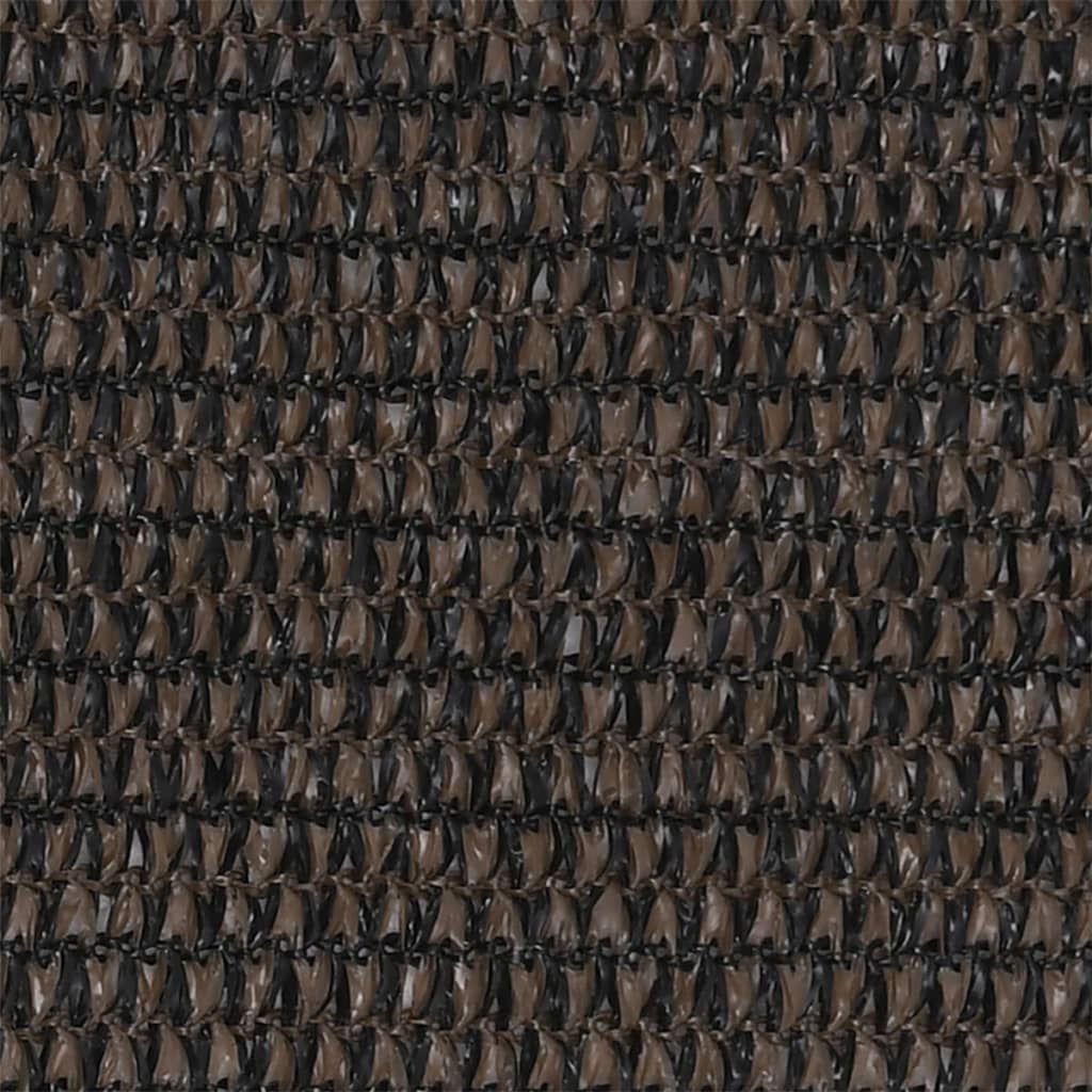 Parvekkeen suoja ruskea 120x600 cm HDPE - Sisustajankoti.fi