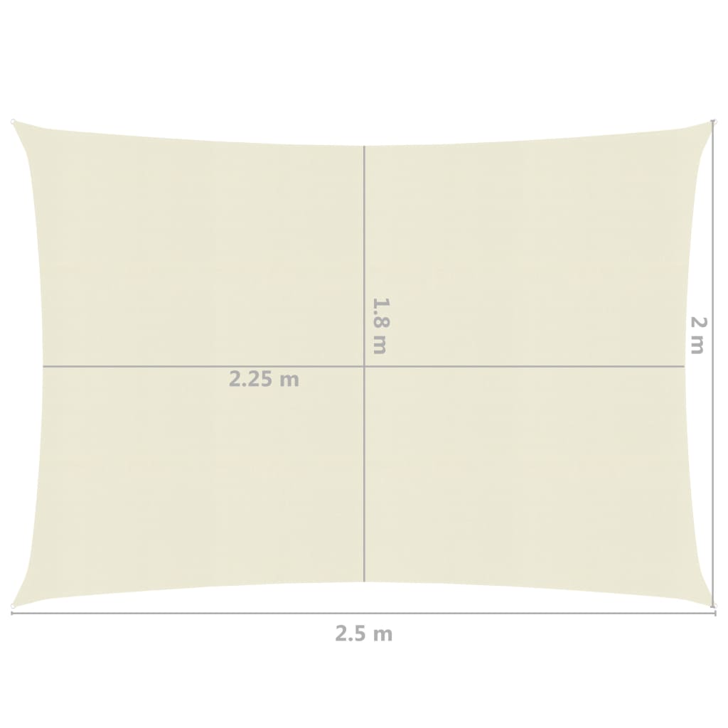 Aurinkopurje 160 g/m² kerma 2x2,5 m HDPE - Sisustajankoti.fi