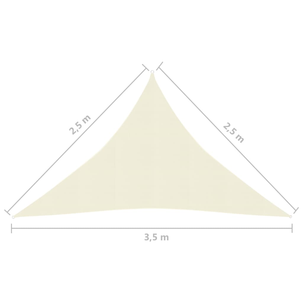 Aurinkopurje 160 g/m² kerma 2,5x2,5x3,5 m HDPE - Sisustajankoti.fi