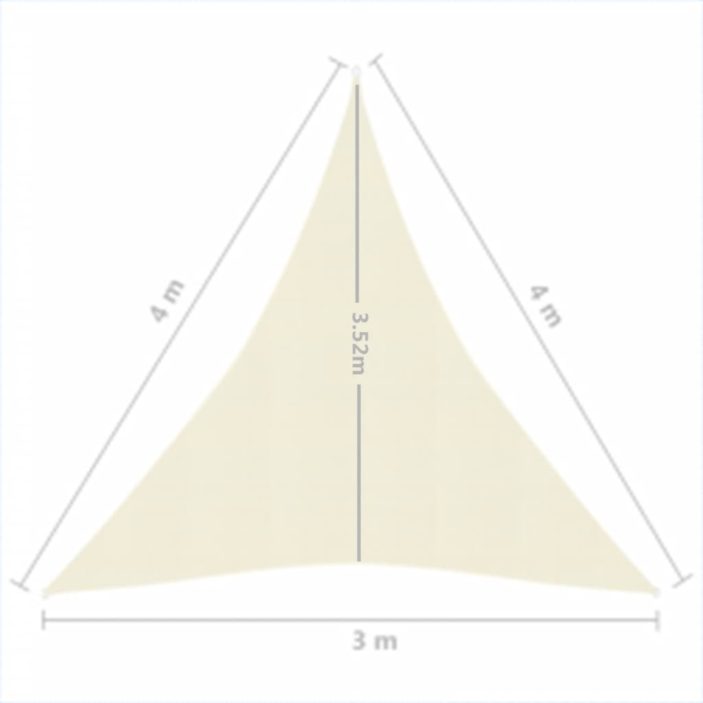 Aurinkopurje 160 g/m² 3x4x4 m HDPE - Sisustajankoti.fi