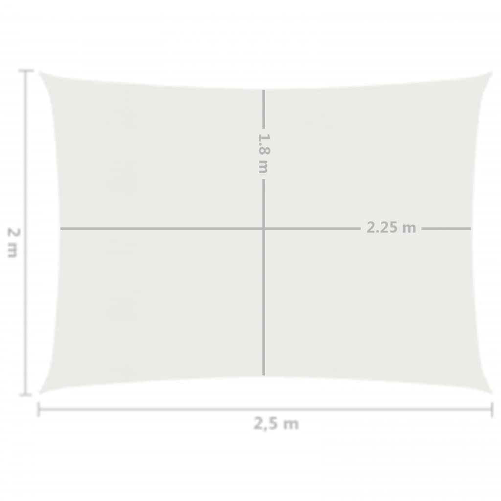 Aurinkopurje 160 g/m² valkoinen 2x2,5 m HDPE - Sisustajankoti.fi
