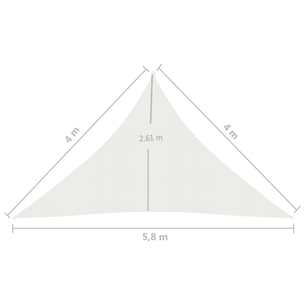 Aurinkopurje 160 g/m² valkoinen 4x4x5,8 m HDPE - Sisustajankoti.fi