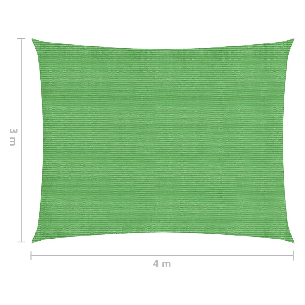 Aurinkopurje 160 g/m² vaaleanvihreä 3x4 m HDPE - Sisustajankoti.fi