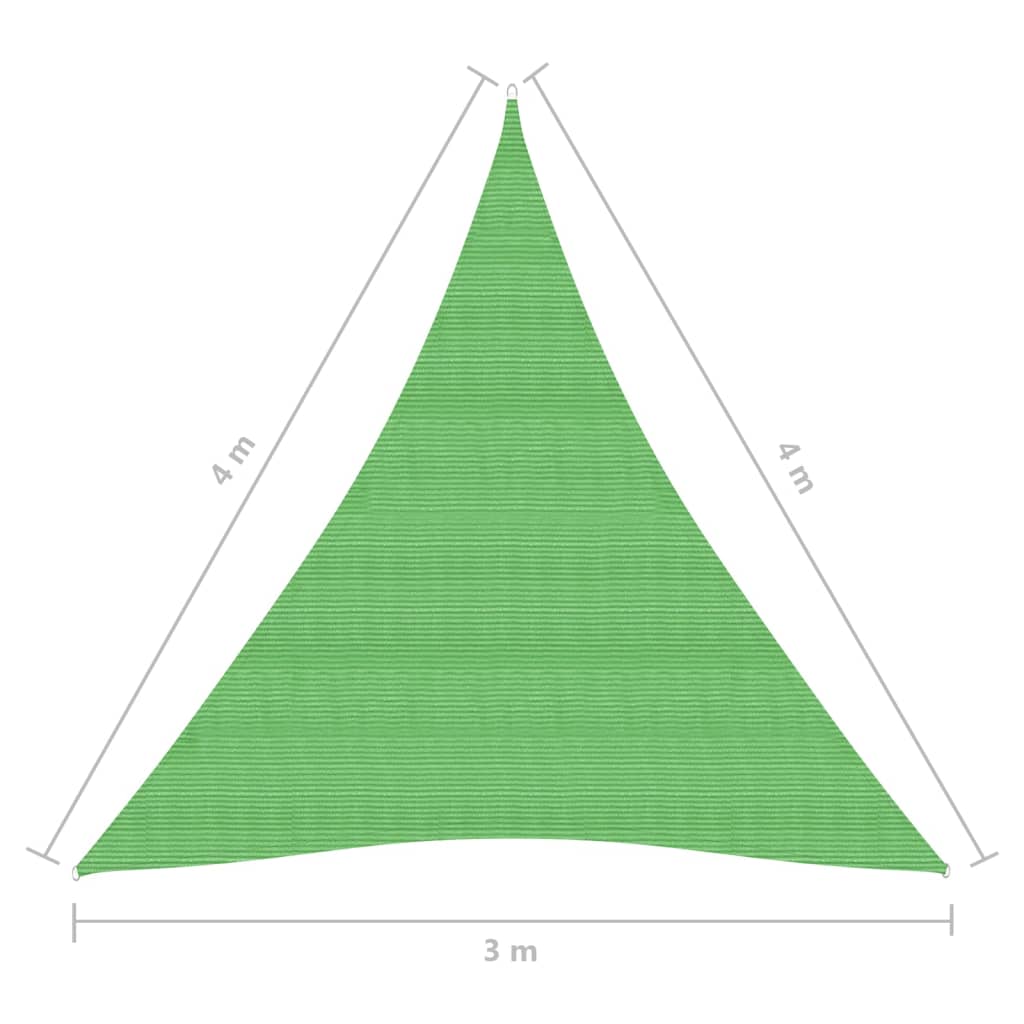 Aurinkopurje 160 g/m² vaaleanvihreä 3x4x4 m HDPE - Sisustajankoti.fi