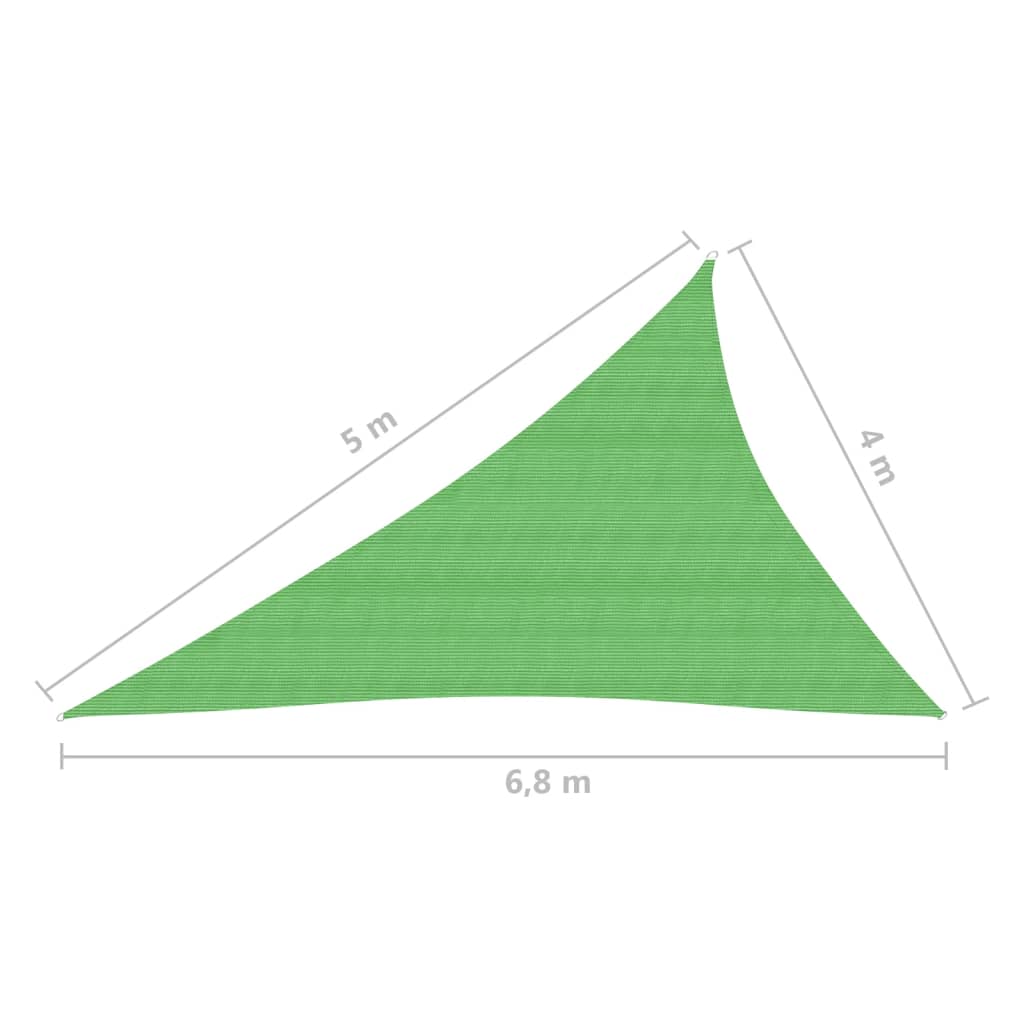 Aurinkopurje 160 g/m² vaaleanvihreä 4x5x6,8 m HDPE - Sisustajankoti.fi