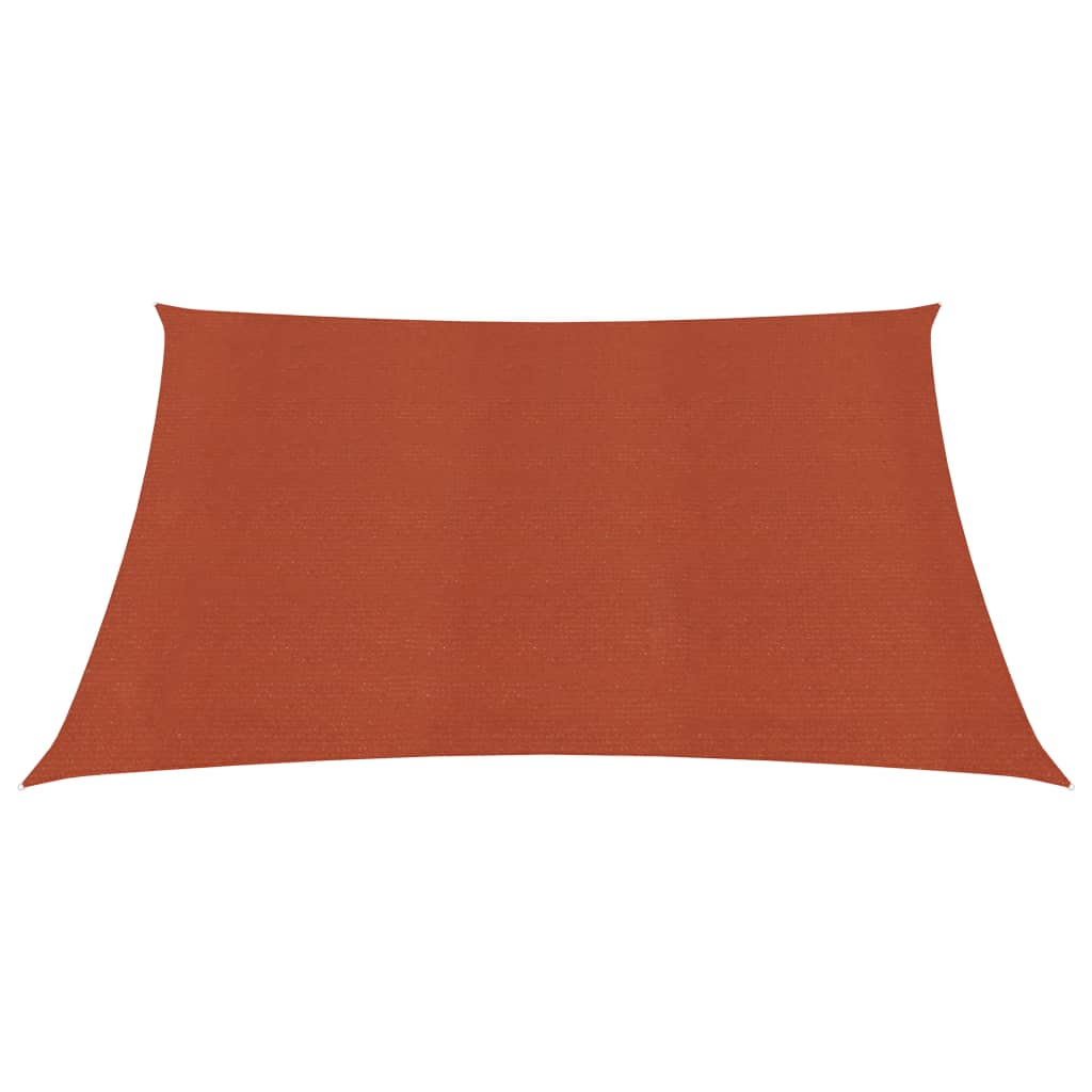 Aurinkopurje 160 g/m² terrakotta 2x2 m HDPE - Sisustajankoti.fi