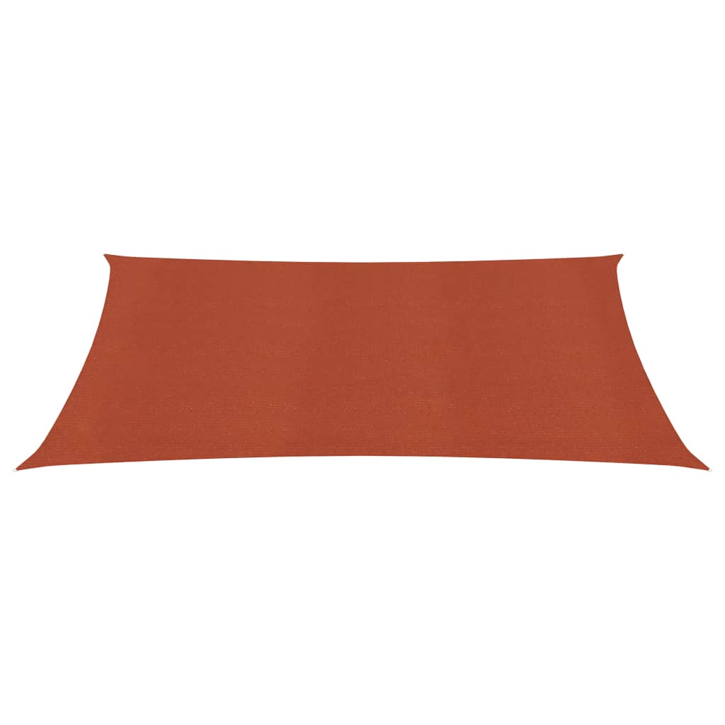 Aurinkopurje 160 g/m² terrakotta 5x7 m HDPE - Sisustajankoti.fi