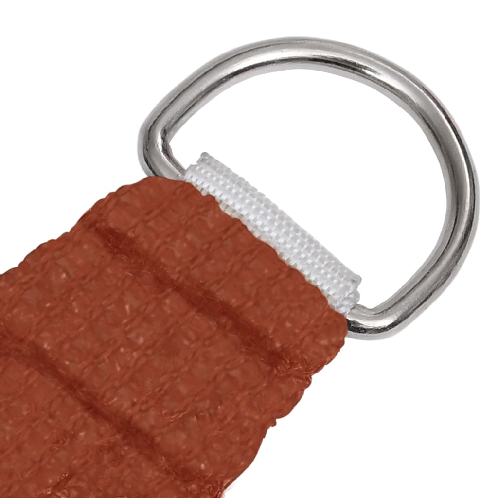 Aurinkopurje 160 g/m² terrakotta 4,5x4,5x4,5 m HDPE - Sisustajankoti.fi