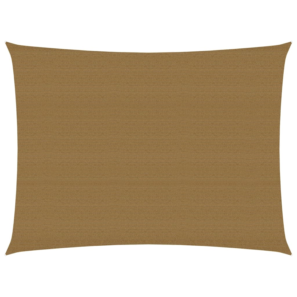 Aurinkopurje 160 g/m² harmaanruskea 3,5x4,5 m HDPE - Sisustajankoti.fi