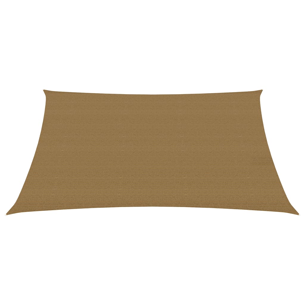 Aurinkopurje 160 g/m² harmaanruskea 3,5x4,5 m HDPE - Sisustajankoti.fi