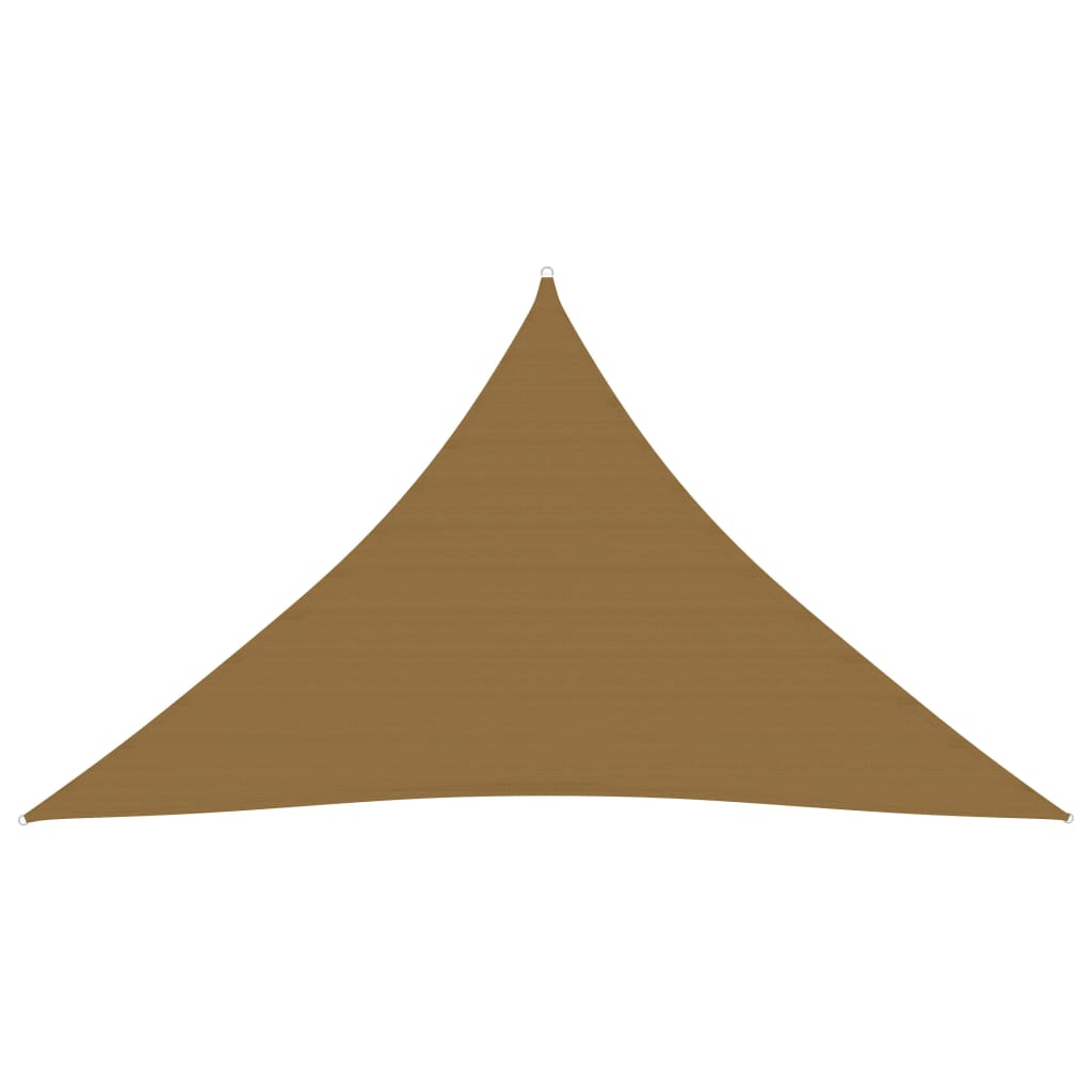 Aurinkopurje 160 g/m² harmaanruskea 3,5x3,5x4,9 m HDPE - Sisustajankoti.fi