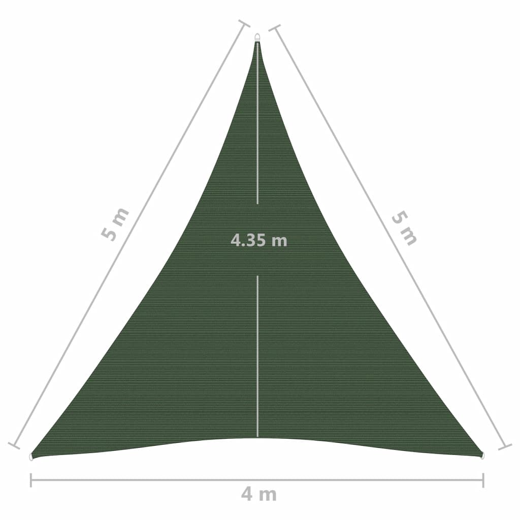 Aurinkopurje 160 g/m² tummanvihreä 4x5x5 m HDPE - Sisustajankoti.fi