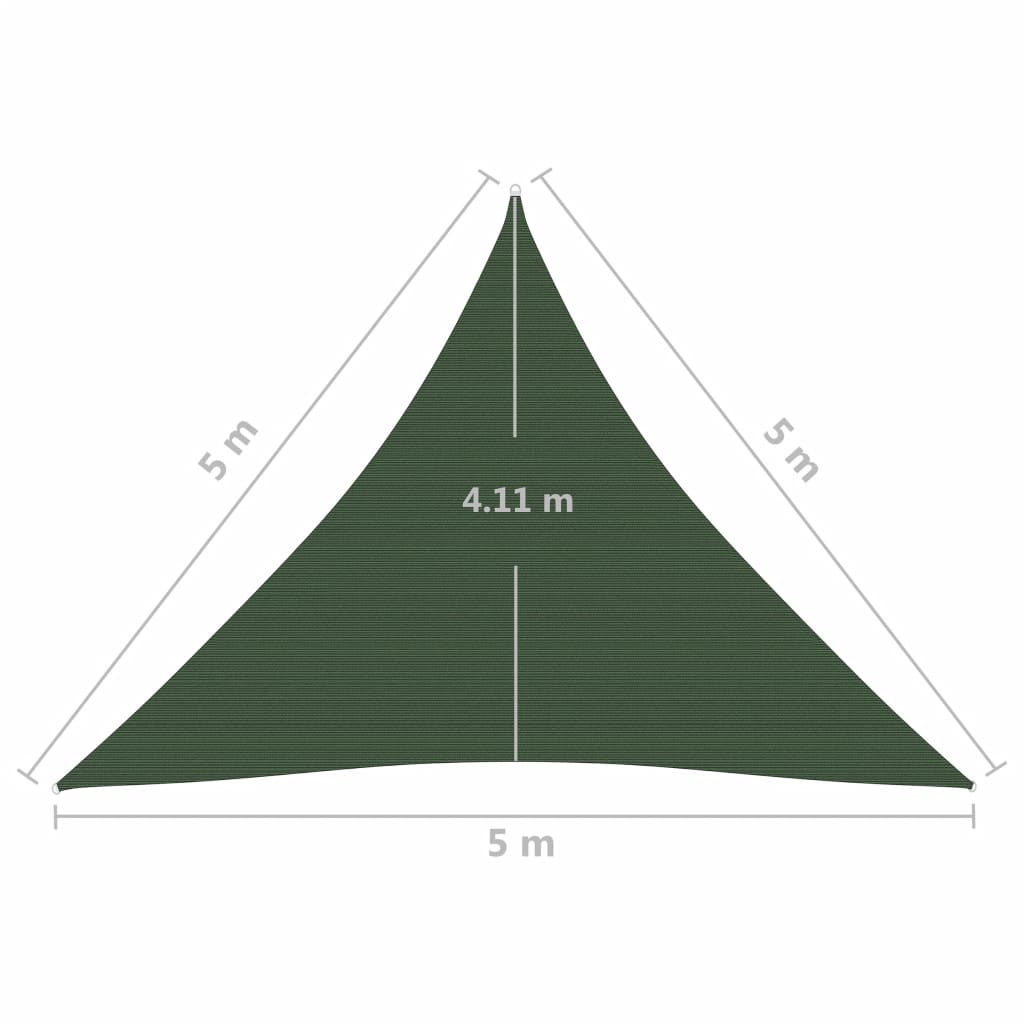 Aurinkopurje 160 g/m² tummanvihreä 5x5x5 m HDPE - Sisustajankoti.fi