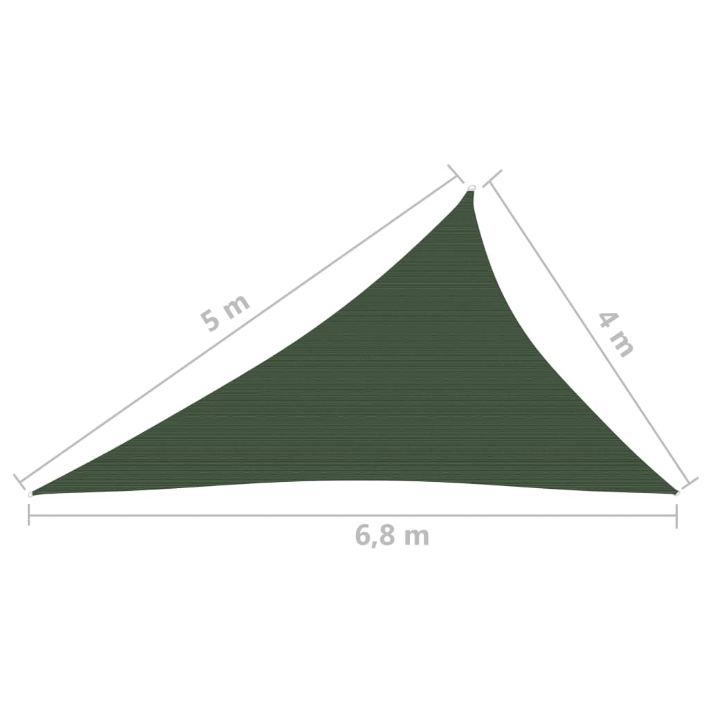 Aurinkopurje 160 g/m² tummanvihreä 4x5x6,8 m HDPE - Sisustajankoti.fi