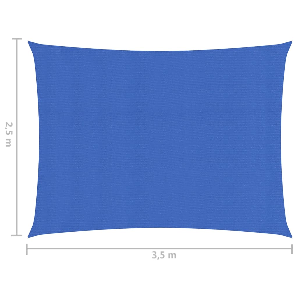 Aurinkopurje 160 g/m² sininen 2,5x3,5 m HDPE - Sisustajankoti.fi