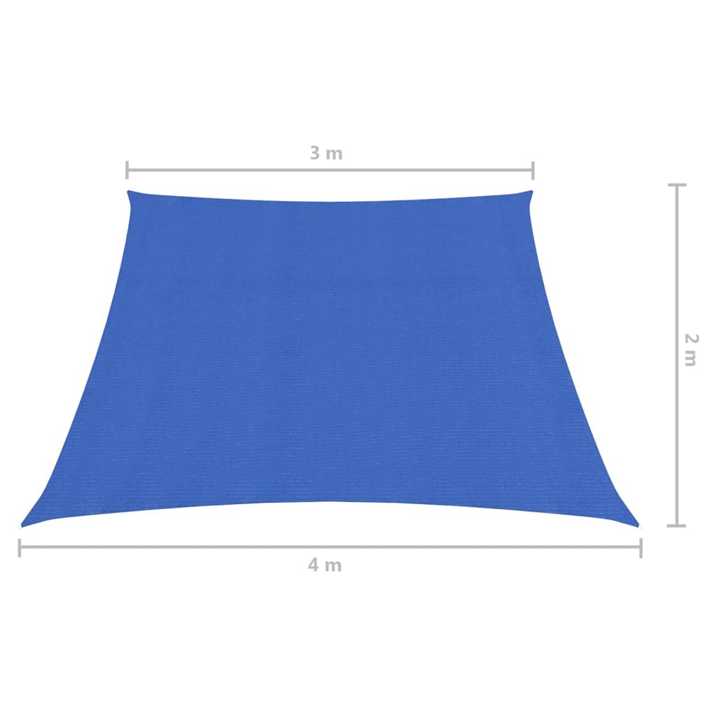 Aurinkopurje 160 g/m² sininen 3/4x2 m HDPE - Sisustajankoti.fi