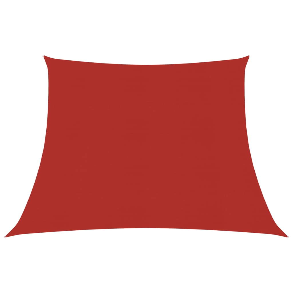 Aurinkopurje 160 g/m² punainen 4/5x3 m HDPE - Sisustajankoti.fi
