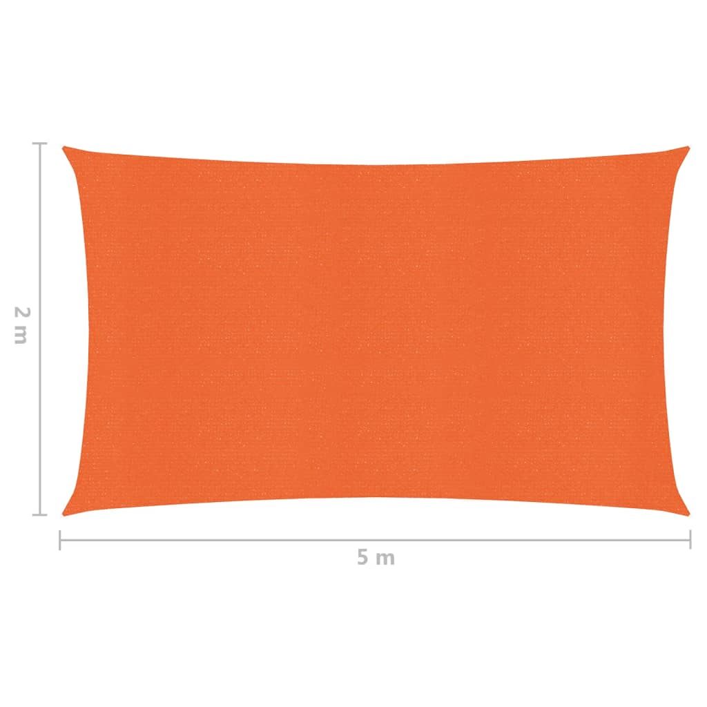 Aurinkopurje 160 g/m² oranssi 2x5 m HDPE - Sisustajankoti.fi