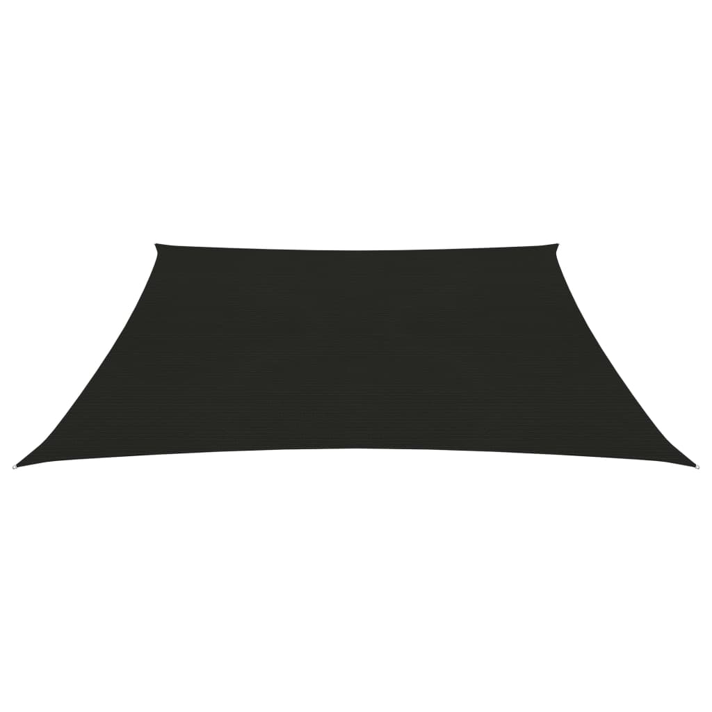 Aurinkopurje 160 g/m² musta 3,6x3,6 m HDPE - Sisustajankoti.fi