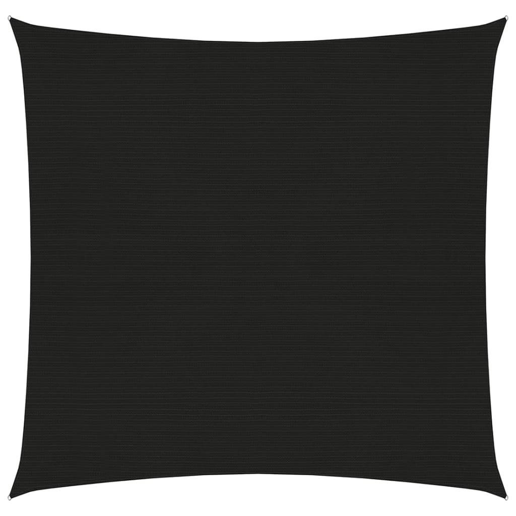 Aurinkopurje 160 g/m² musta 6x6 m HDPE - Sisustajankoti.fi