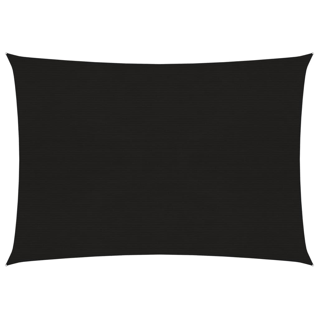 Aurinkopurje 160 g/m² musta 2,5x4 m HDPE - Sisustajankoti.fi