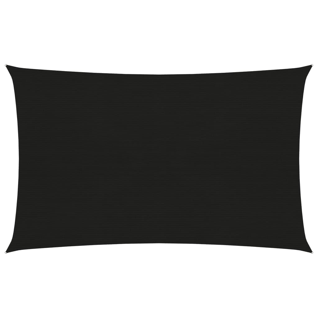 Aurinkopurje 160 g/m² musta 2,5x4,5 m HDPE - Sisustajankoti.fi