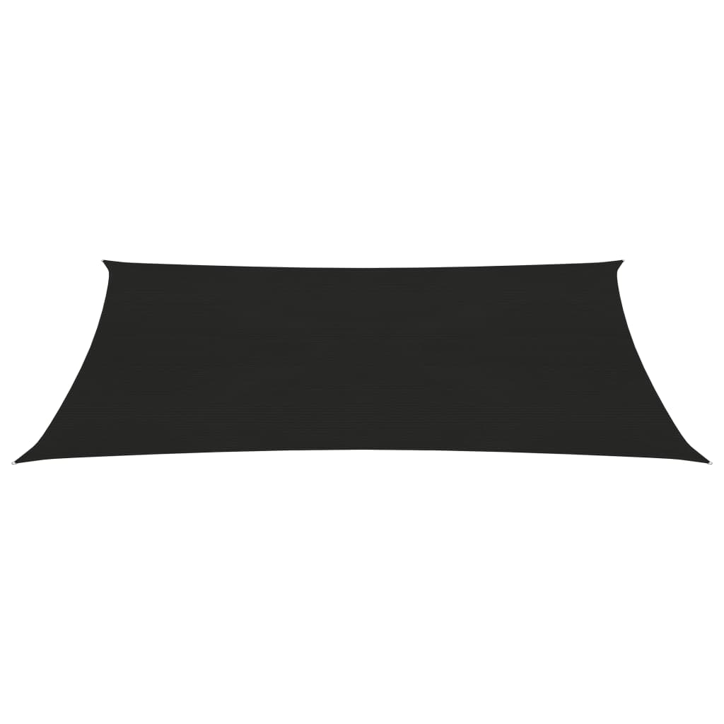 Aurinkopurje 160 g/m² musta 2,5x4,5 m HDPE - Sisustajankoti.fi