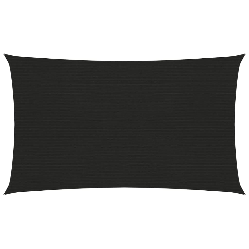 Aurinkopurje 160 g/m² musta 3x6 m HDPE - Sisustajankoti.fi