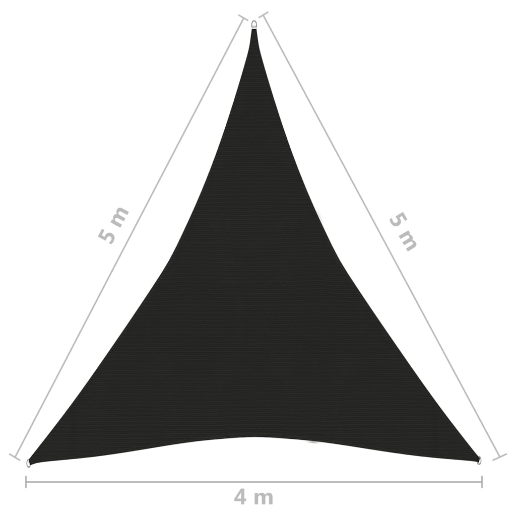 Aurinkopurje 160 g/m² musta 4x5x5 m HDPE - Sisustajankoti.fi