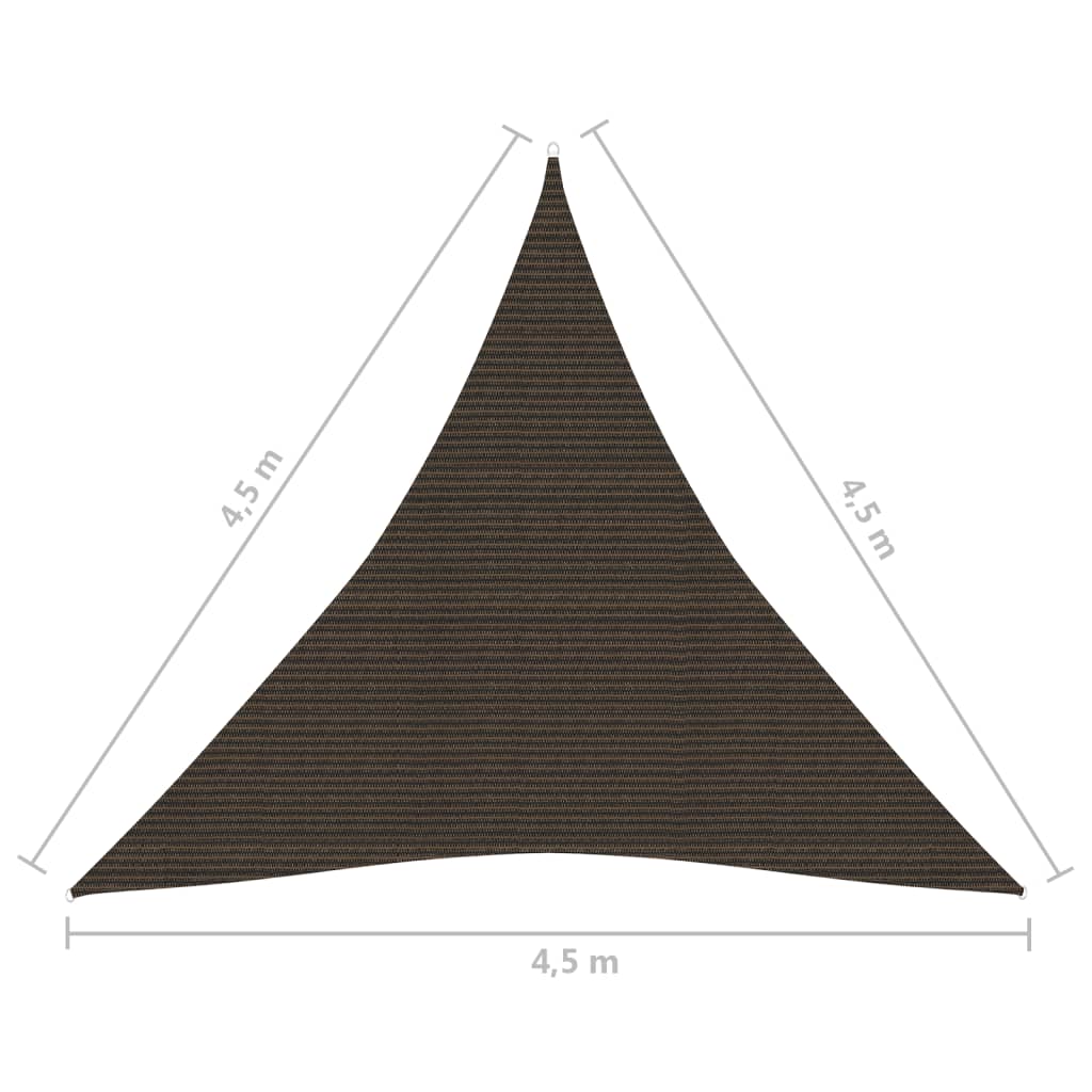 Aurinkopurje 160 g/m² ruskea 4,5x4,5x4,5 m HDPE - Sisustajankoti.fi