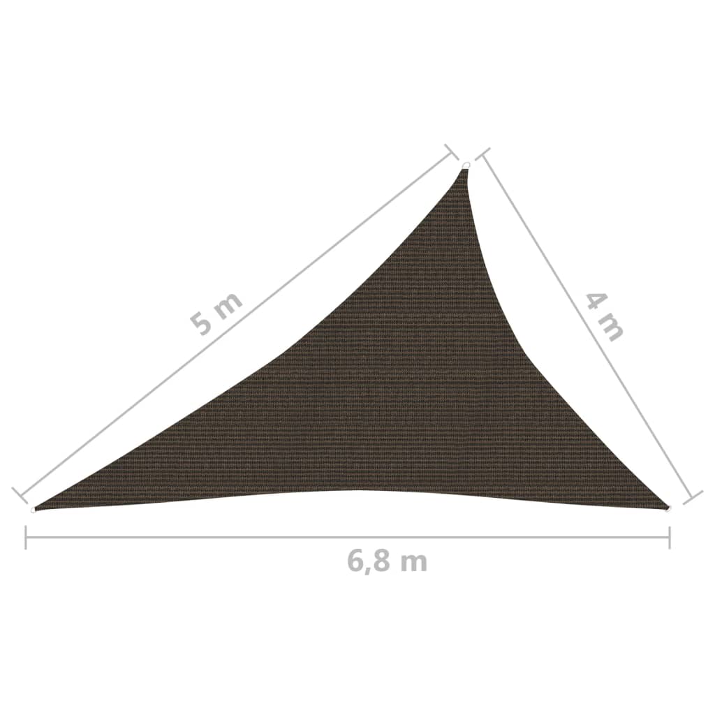 Aurinkopurje 160 g/m² ruskea 4x5x6,8 m HDPE - Sisustajankoti.fi