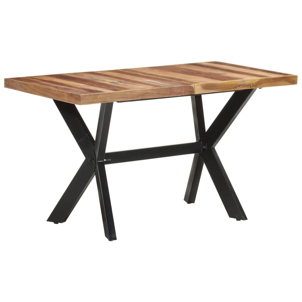 Ruokapöytä 140x70x75 cm täysi puu seesamviimeistelyllä - Sisustajankoti.fi