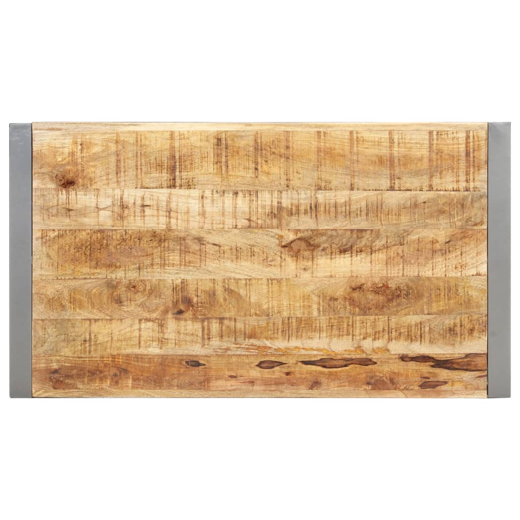 Sohvapöytä 110x60x40 cm karkea mangopuu - Sisustajankoti.fi